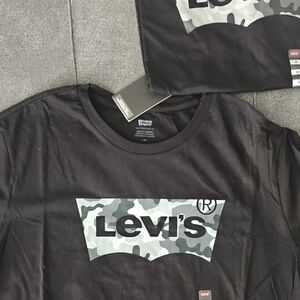 Levi's Black Camo Logo Short Sleeve Tee